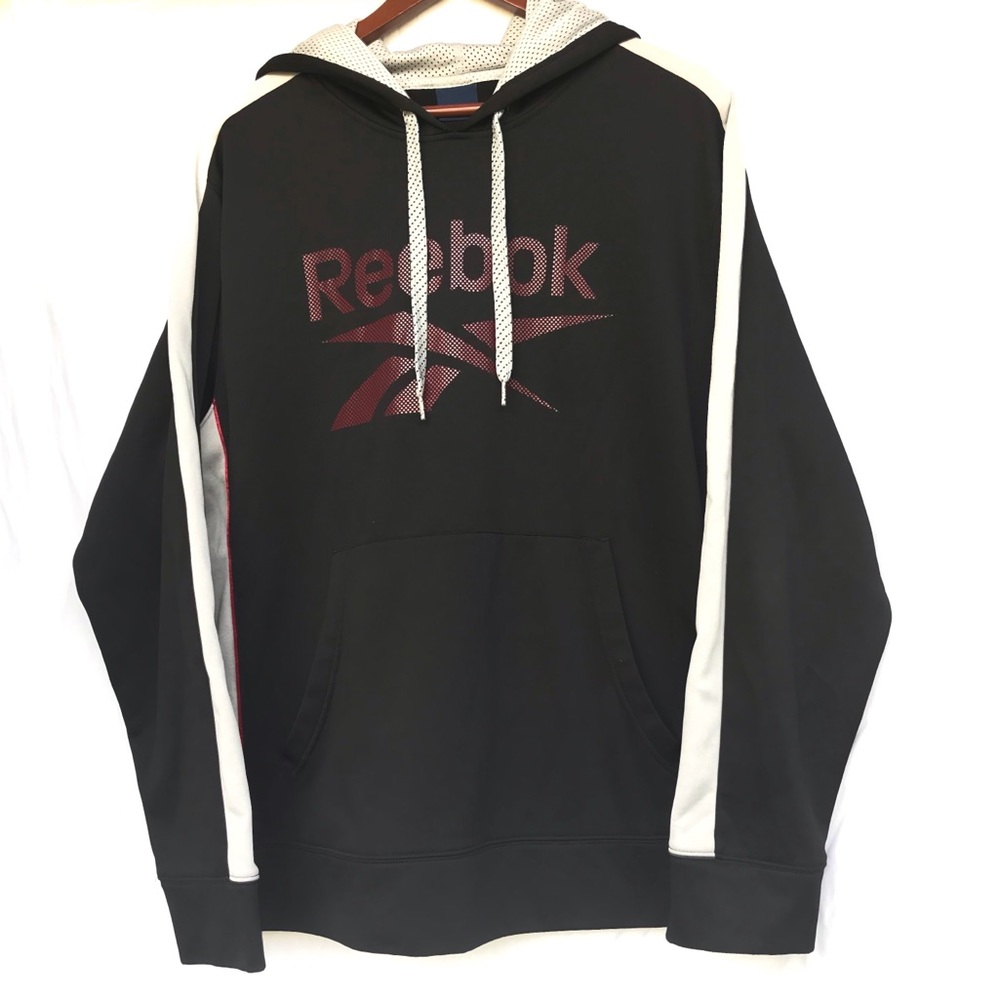 Reebook Hoodie Black & Red Men’s Size Large